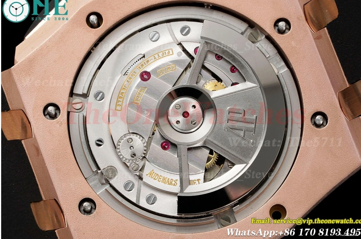 CER RSF 44mm A3126 Blk Oak Royal Offshore RU Wht RG 0419